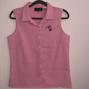 Disney Minnie Mouse Golf Button Down